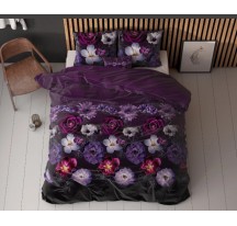 Mágikus lila virágos ágynemű