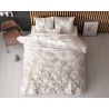 fehér virágos modern ágynemű